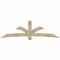 Ekena Millwork Davenport Rough Sawn Timber Gable Bracket, Douglas Fir, 108"W x 31 1/2"H x 6"D x 6"F, 7/12 Pitch GBW108X31X0606DAV00RDF - alternate 1